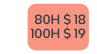 80H 18 100H 19