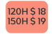 120H 18 150H 19