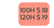 100H 18 120H 19